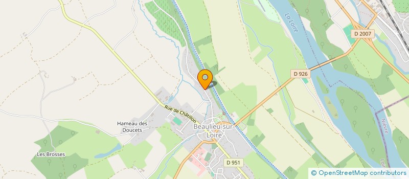 localisation de l'entreprise T&M BEDU  BEAULIEU-SUR-LOIRE