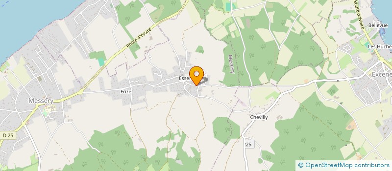 localisation de l'entreprise T.M.C.  MESSERY