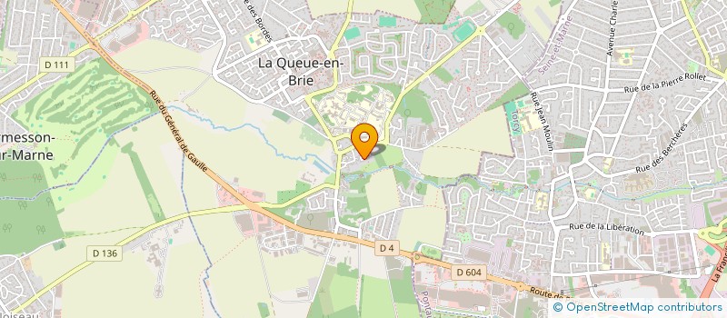 localisation de l'entreprise T. M. C  LA QUEUE-EN-BRIE