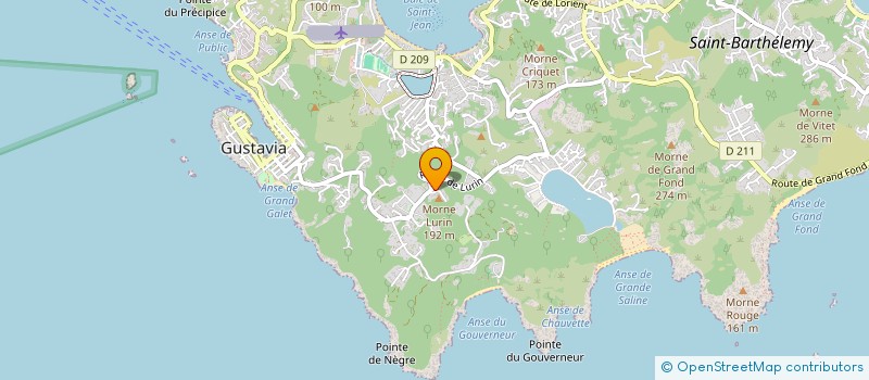 localisation de l'entreprise T.M.C à SAINT-BARTHELEMY