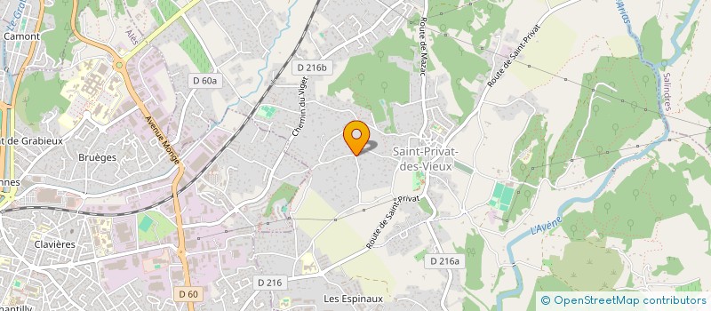 localisation de l'entreprise T M C BELLO PERE ET FILS à SAINT-PRIVAT-DES-VIEUX