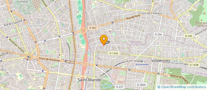 localisation de l'entreprise T & M CONSULTING à MONTREUIL