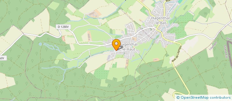 localisation de l'entreprise T.M.D  HAGENTHAL-LE-HAUT