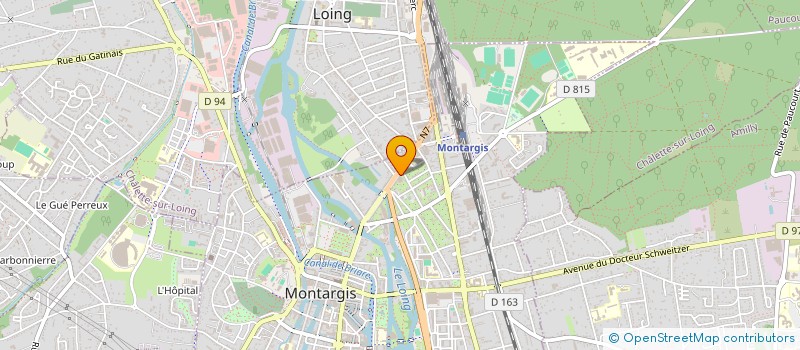 localisation de l'entreprise T M E à MONTARGIS