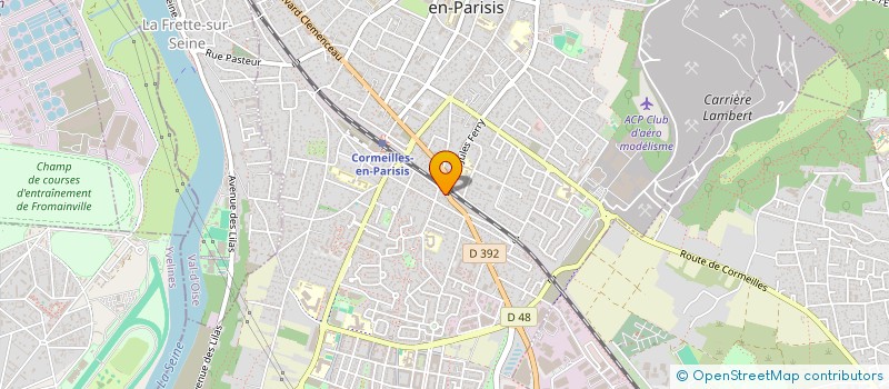 localisation de l'entreprise T.M.E. à CORMEILLES-EN-PARISIS