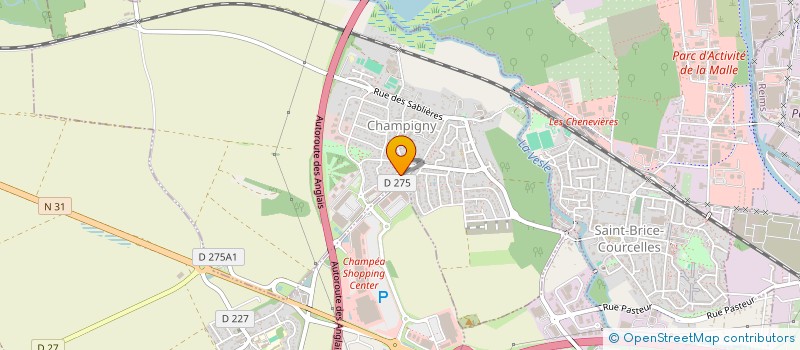 localisation de l'entreprise T.M.E  CHAMPIGNY