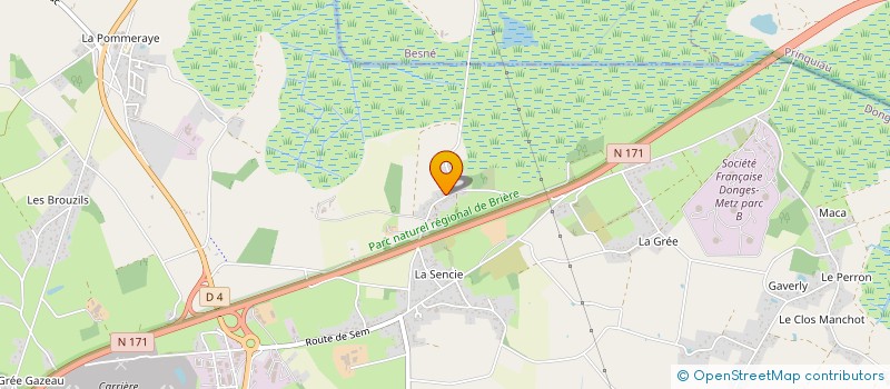 localisation de l'entreprise T&M ENTREPRISES à DONGES