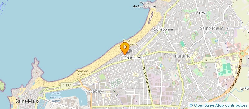 localisation de l'entreprise T M FORMATION  SAINT-MALO