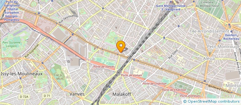 localisation de l'entreprise T.M.H  PARIS