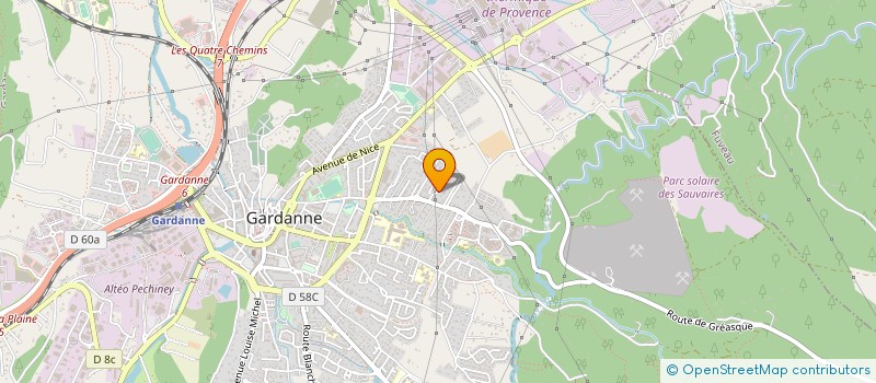 localisation de l'entreprise T.M.I. à GARDANNE