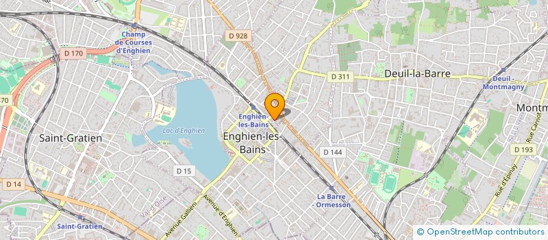 localisation de l'entreprise T.M.L à ENGHIEN LES BAINS