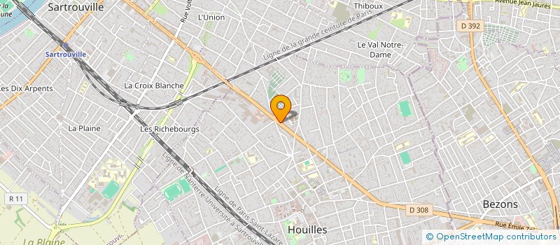 localisation de l'entreprise T.M LOCATIONS à HOUILLES