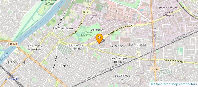 localisation de l'entreprise T.M.M  SARTROUVILLE