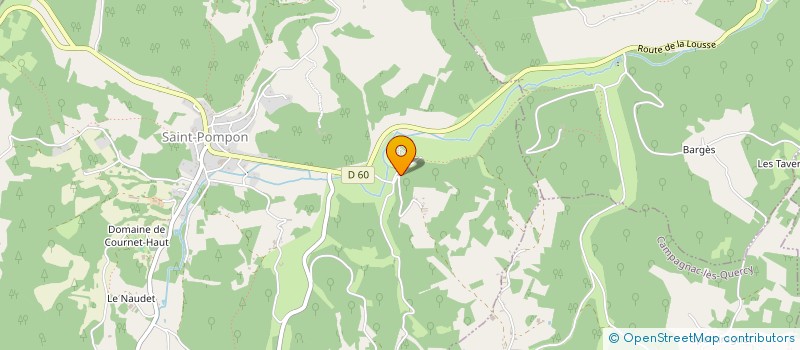 localisation de l'entreprise T.M.M.S. CAMPING LE TREL  SAINT-POMPON