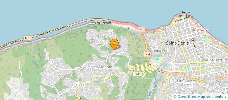 localisation de l'entreprise T.M.O.I DEVELOPPEMENT  SAINT-DENIS