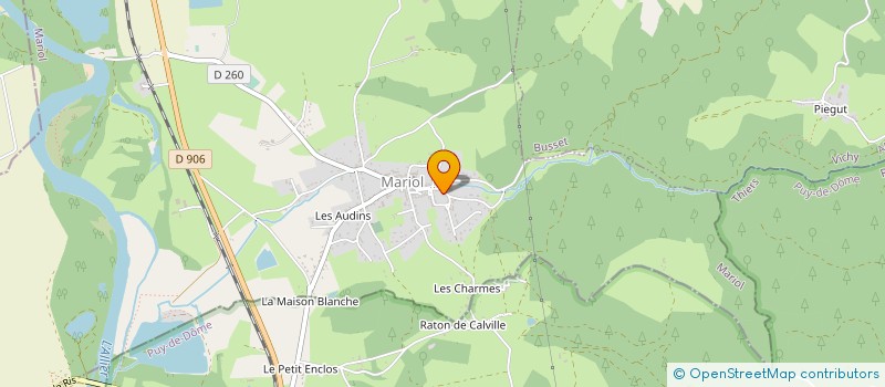localisation de l'entreprise T.M.P. à MARIOL