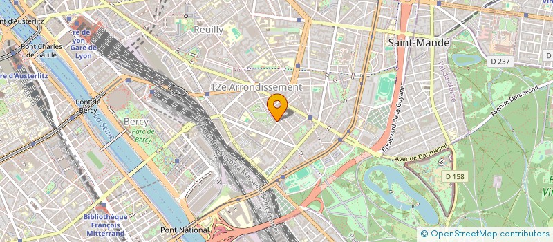 localisation de l'entreprise T.M.P.  PARIS