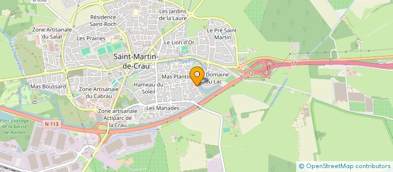 localisation de l'entreprise T.M.P. à SAINT-MARTIN-DE-CRAU