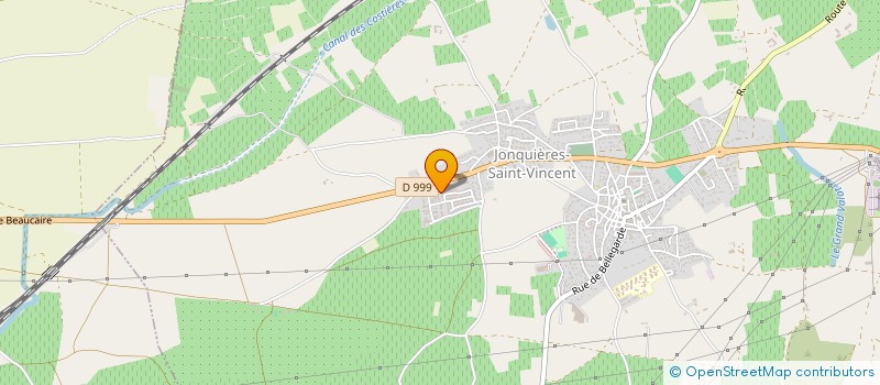 localisation de l'entreprise T.M.P PRODUCTIONS  JONQUIERES-SAINT-VINCENT