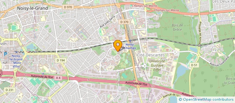 localisation de l'entreprise T.M.R.D  NOISY-LE-GRAND