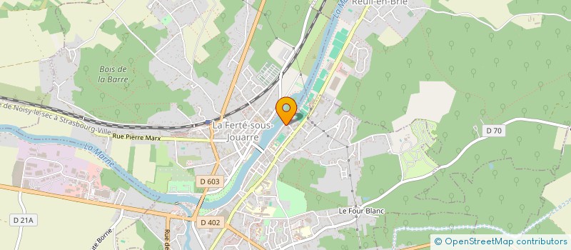 localisation de l'entreprise T.M.S. à LA FERTE-SOUS-JOUARRE