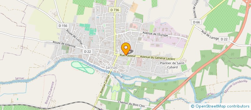 localisation de l'entreprise T.M.S. à JARNAC