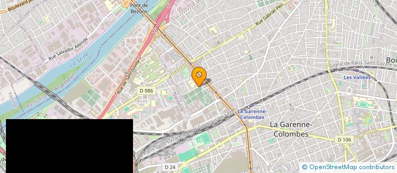 localisation de l'entreprise T.M.S à COLOMBES