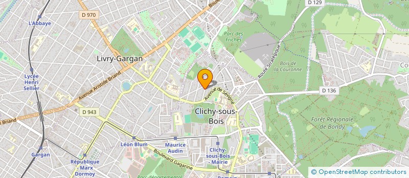 localisation de l'entreprise T.M.S à CLICHY-SOUS-BOIS