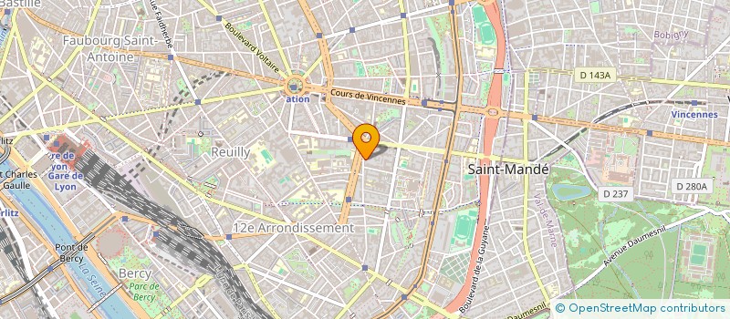 localisation de l'entreprise T.M.S CONSEILS à PARIS