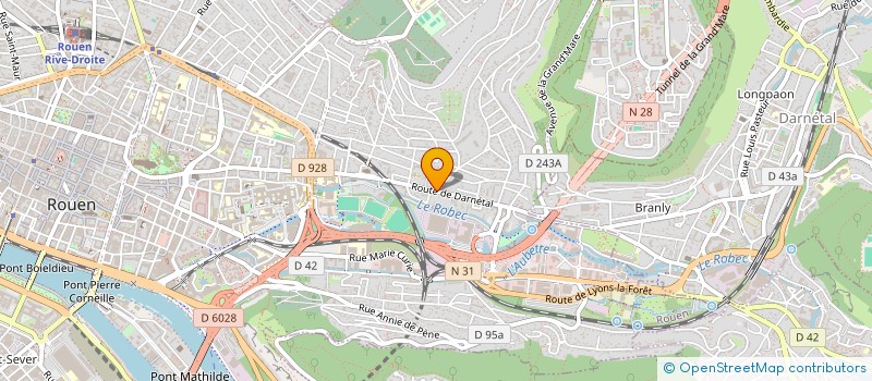 localisation de l'entreprise T.M.S RESEAUX à ROUEN