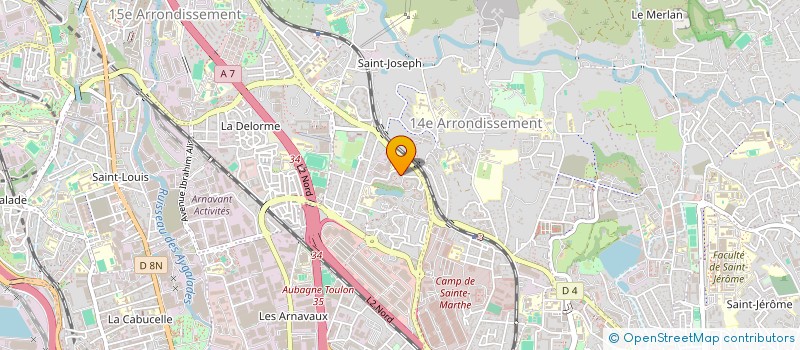 localisation de l'entreprise T-M SERVICES à MARSEILLE