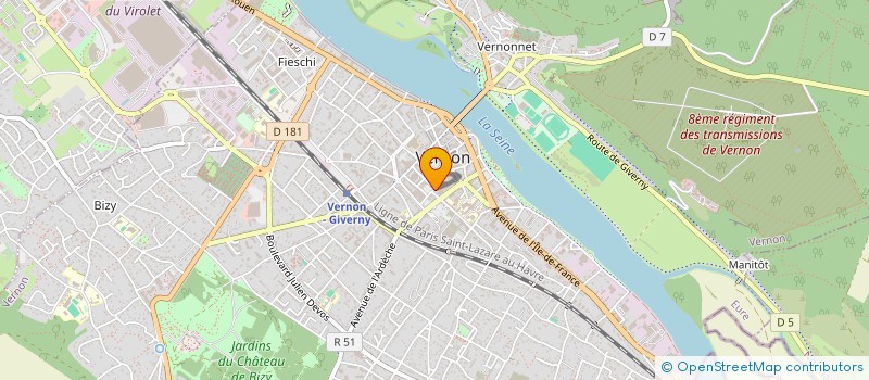 localisation de l'entreprise T&M SOLUTION  VERNON