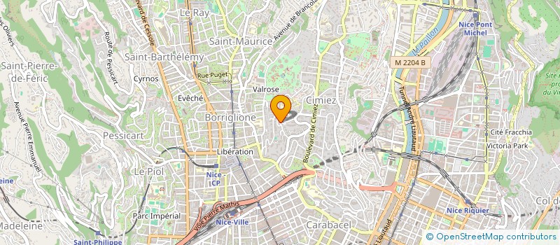 localisation de l'entreprise T.M.T. à NICE