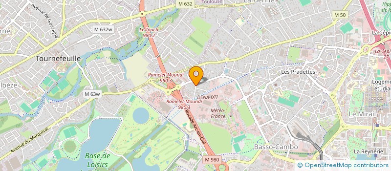 localisation de l'entreprise T.M.T COUVERTURE ET ZINGUERIE  TOULOUSE