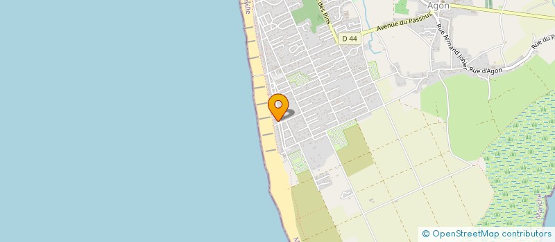 localisation de l'entreprise T.M.T.P.  AGON-COUTAINVILLE