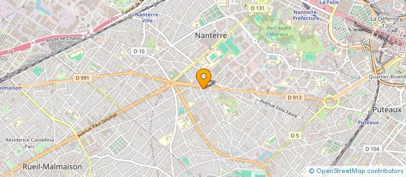 localisation de l'entreprise T M T SYSTEM à NANTERRE