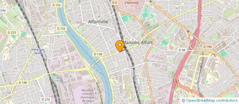 localisation de l'entreprise T.M. TRANSPORT à ALFORTVILLE
