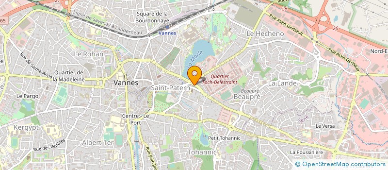 localisation de l'entreprise T=MC2 à VANNES