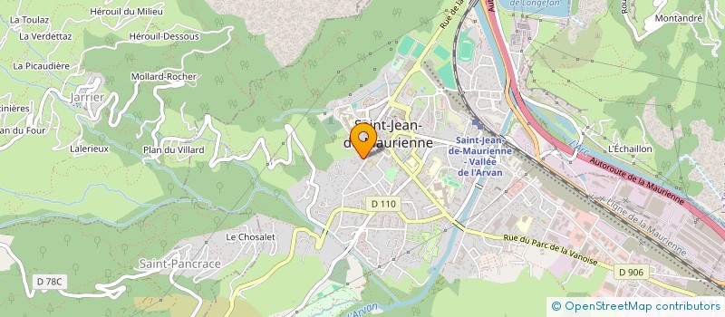 localisation de l'entreprise T-MICE à SAINT-JEAN-DE-MAURIENNE