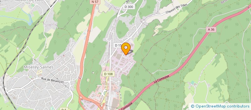 localisation de l'entreprise T-MIX FRANCHE-COMTE à CHATILLON LE DUC