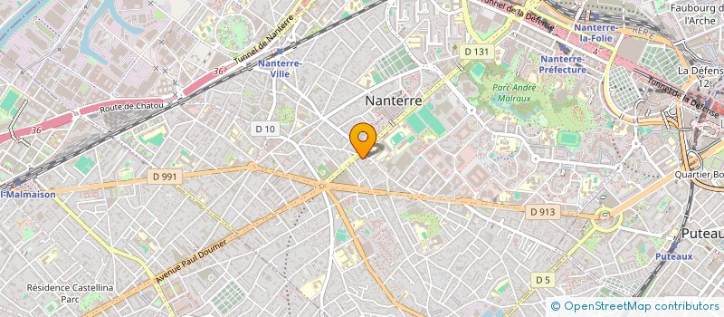 localisation de l'entreprise T-MOBILIT à NANTERRE