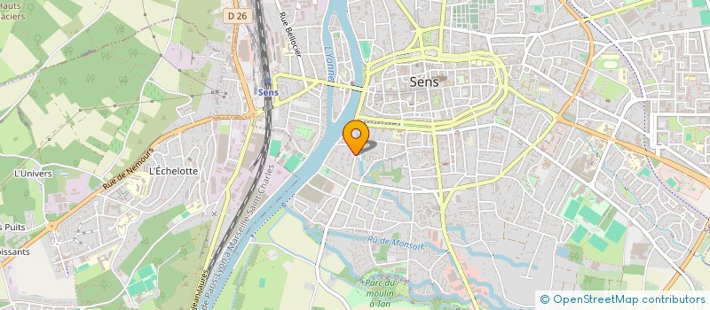 localisation de l'entreprise T'MULTISERVICES à SENS