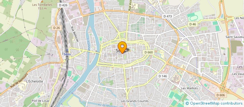 localisation de l'entreprise T'MYHOME GESTION  SENS