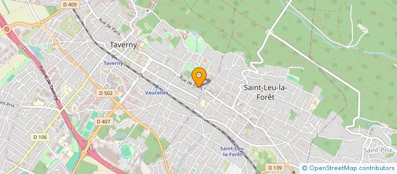 localisation de l'entreprise T.N.A.  TAVERNY