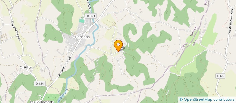 localisation de l'entreprise T.N.C  CHATILLON-SAINT-JEAN