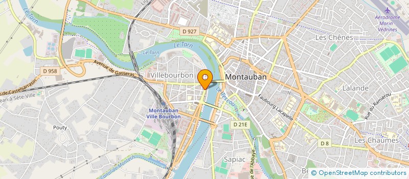 localisation de l'entreprise T N D à MONTAUBAN