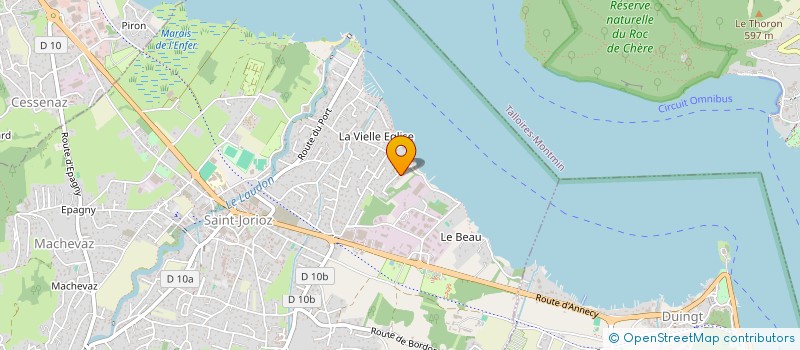 localisation de l'entreprise T&N IMMOBILIER  SAINT-JORIOZ