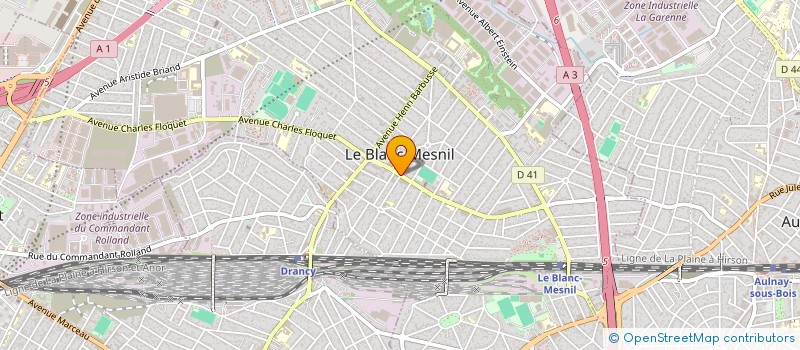 localisation de l'entreprise T.N.M. à LE BLANC-MESNIL