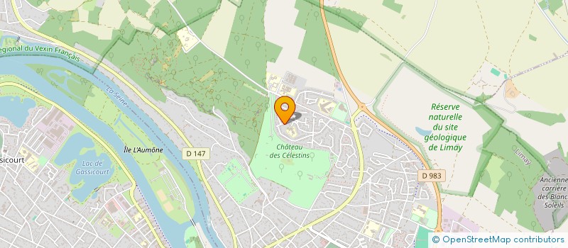 localisation de l'entreprise T.N.M.E.  MANTES-LA-VILLE