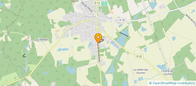 localisation de l'entreprise T.N.S  DHUIZON